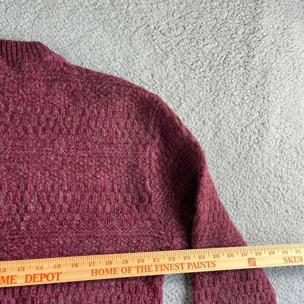 NEW Vintage J. Crew Sweater Mens Extra Large Red Oarsman Shetland Fisherman USA‎